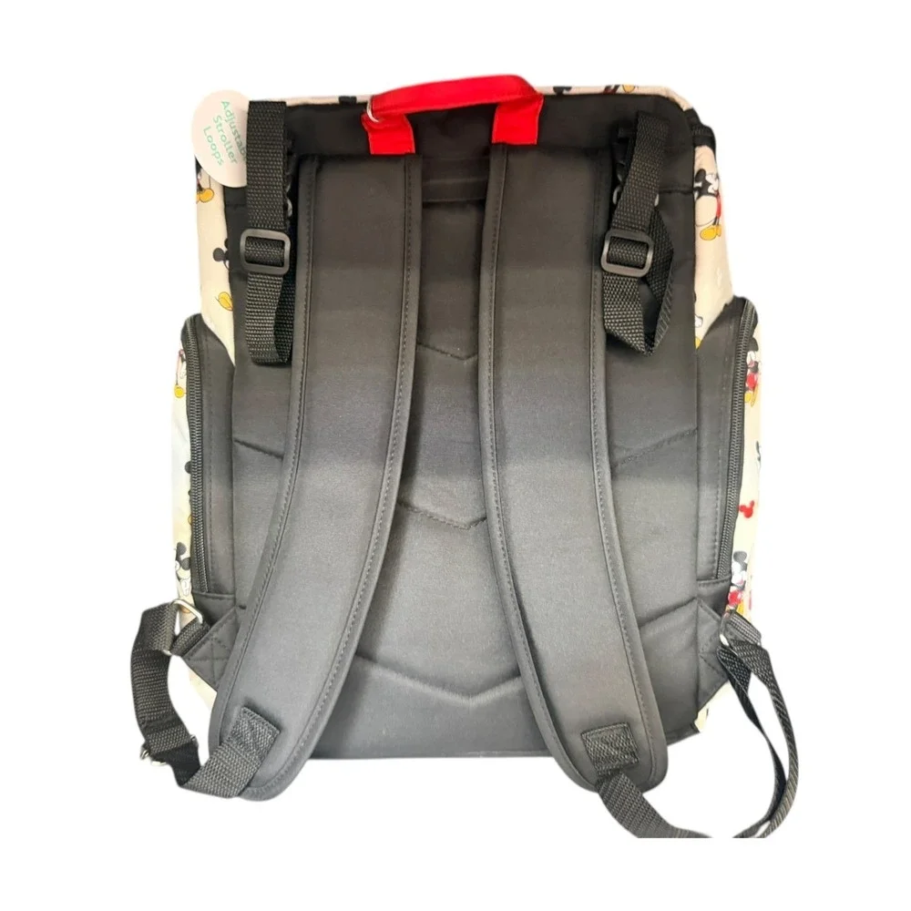 Disney Baby Mickey Mouse Diaper Bag Backpack with‎ Changing Pad 9 Pockets
